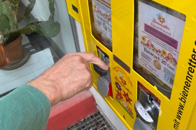 Automat für Samentütchen