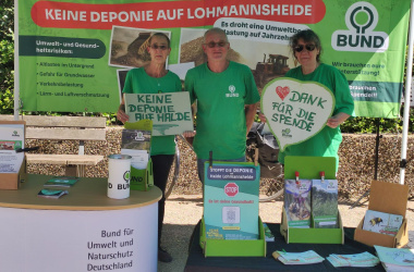 Infostand 3 Personen