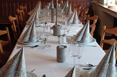 gedeckter Tisch