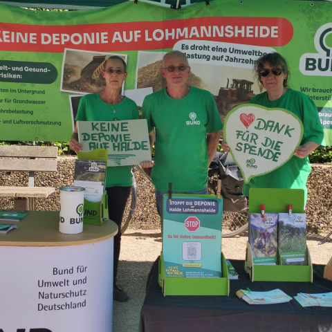 Infostand 3 Personen